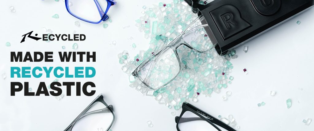 Rusty: anteojos hechos con plástico reciclado