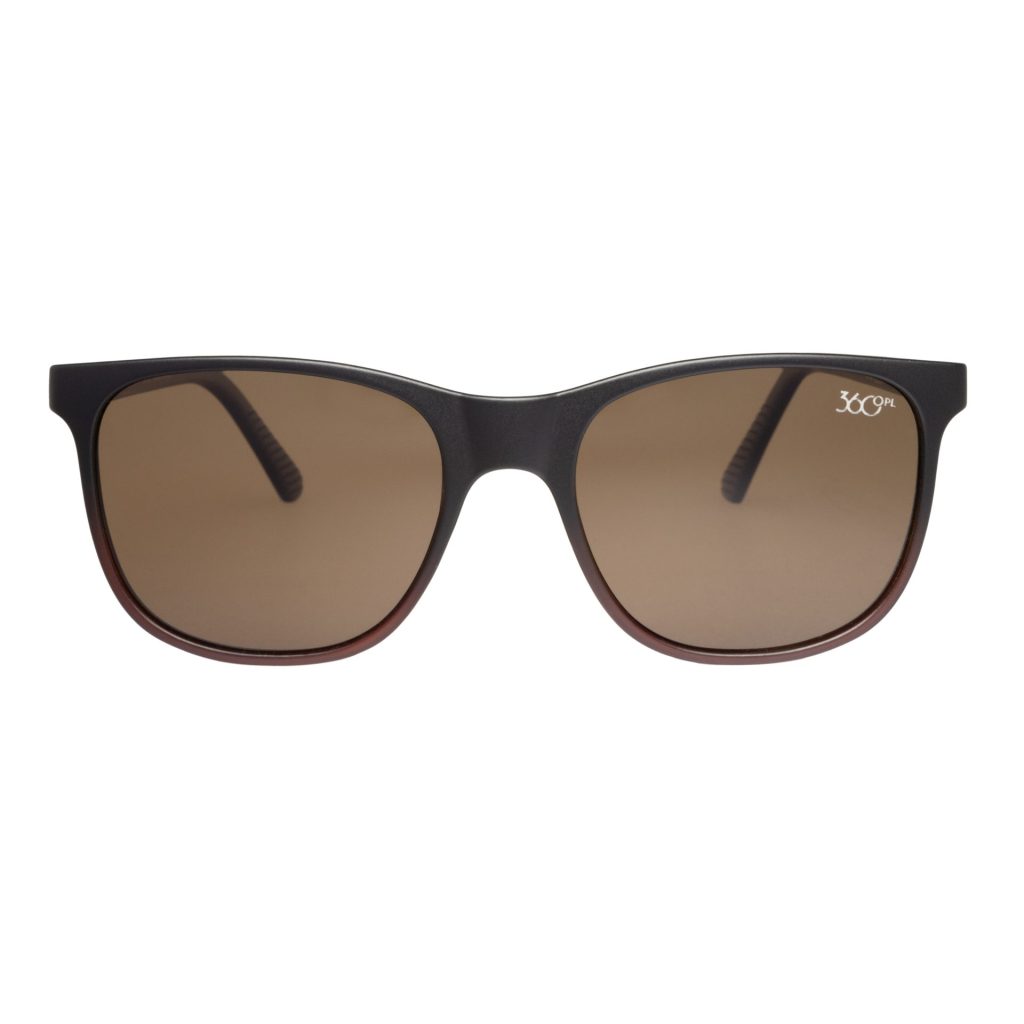 Anteojos de sol para chicos Harry de 360 Mini en negro mate con cristales degradé habano